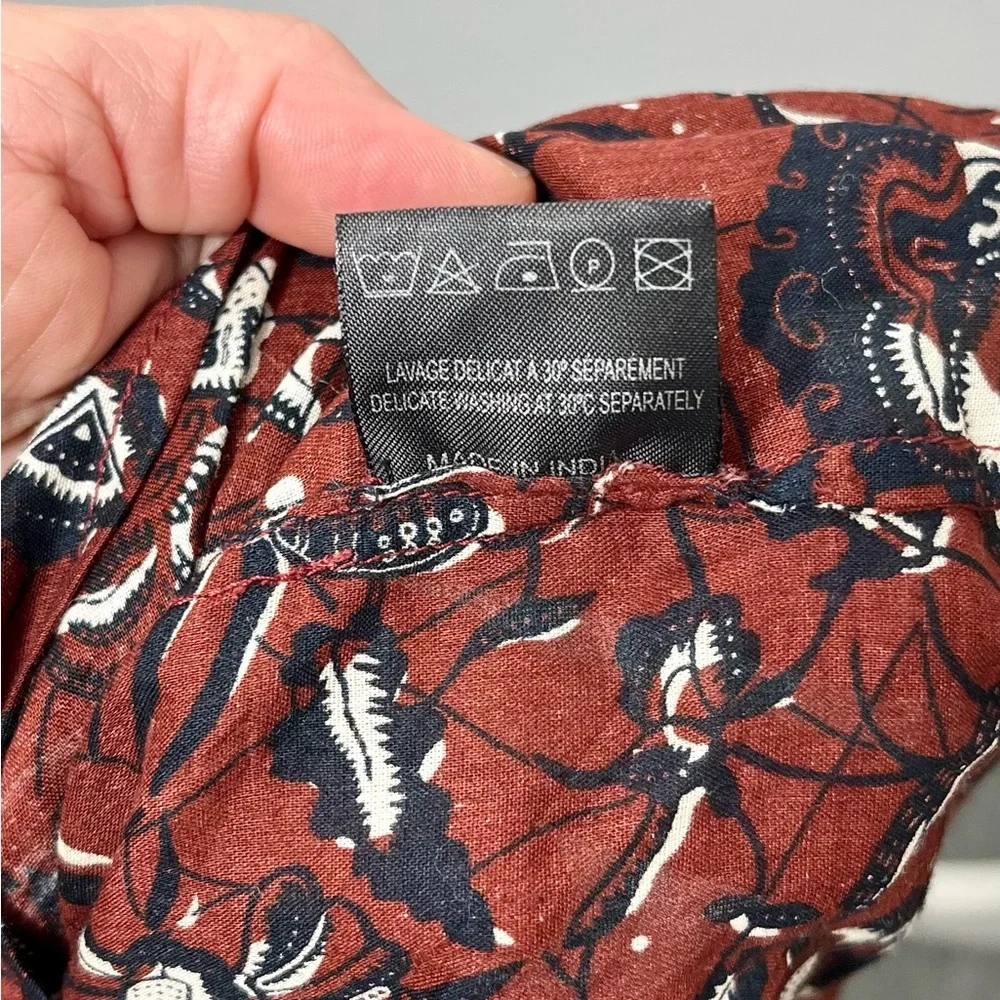 Isabel Marant Red Floral Blouse - Picture 7 of 8